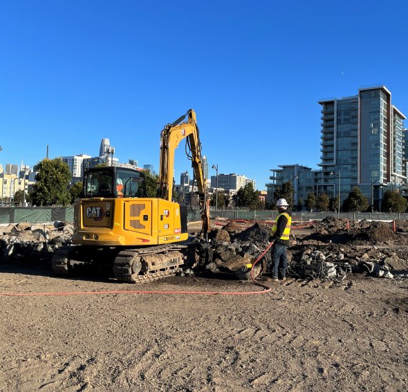 Mission Bay School_Construction_Asphalt Removal