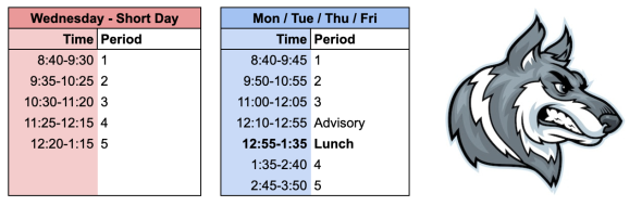Bell Schedule