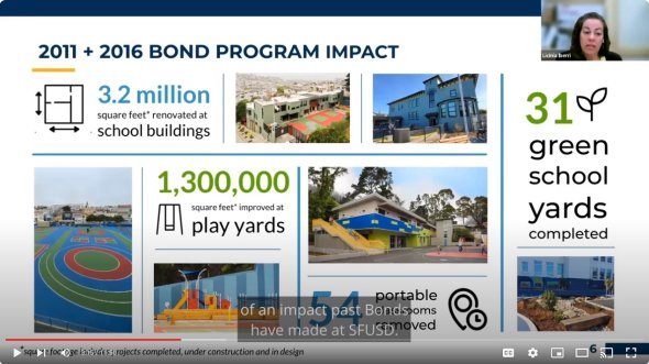 Screenshot of webinar presentation on the 2024 Bond