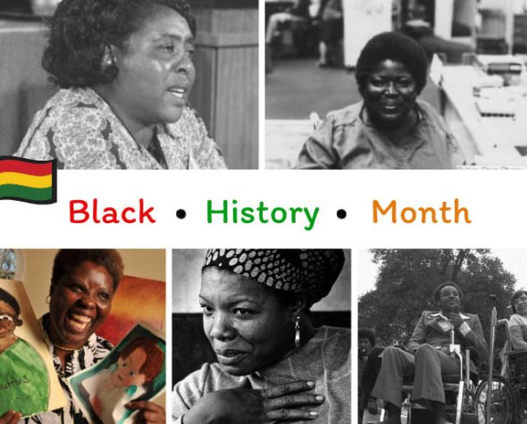 Black History Month celebration photos in black and white from Urban Collaborative