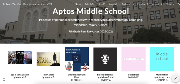 Aptos Middle School Podcast