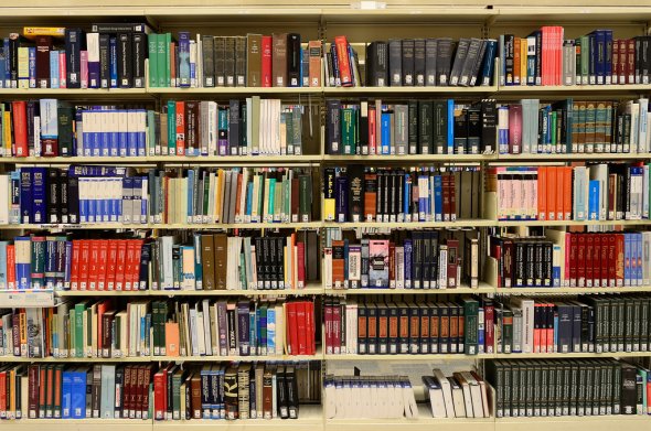 Bookshelves. image from Creative Commons