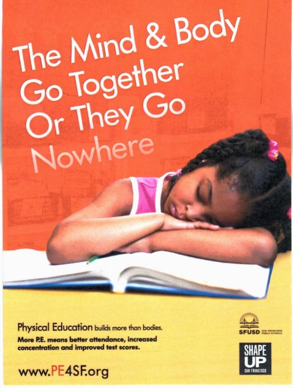 Tired little girl at school 