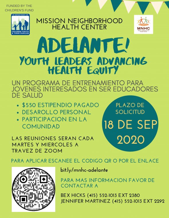 adelante flyer