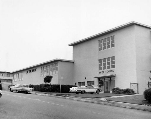 Exterior shot of Anza Elementary 1964