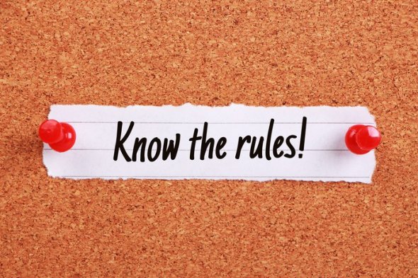Know The Rules!