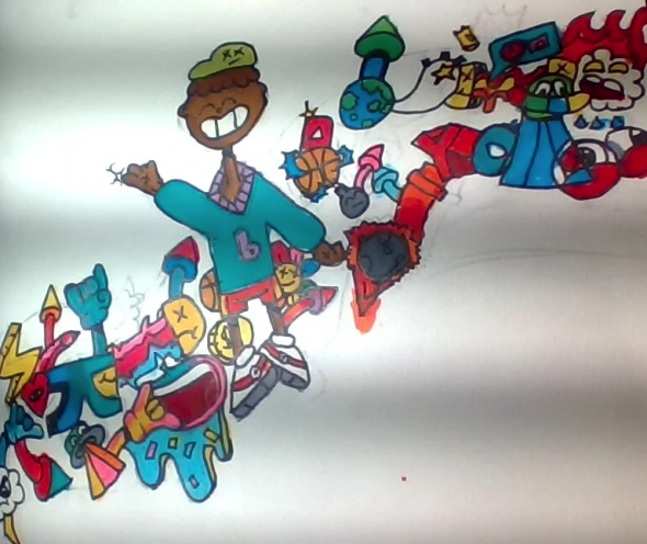 Artwork Pen & Marker on Paper 