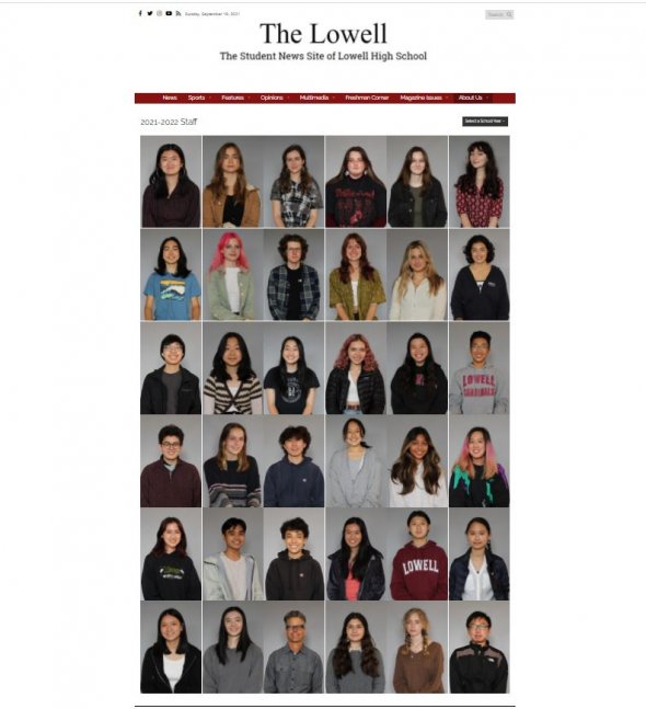Lowell journalism staff