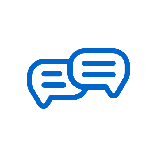 blue text icon