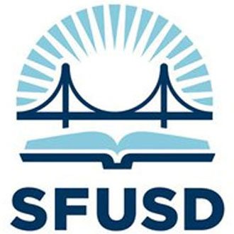 SFUSD square blue logo