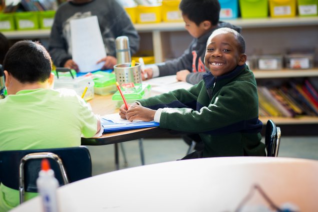 smiling student