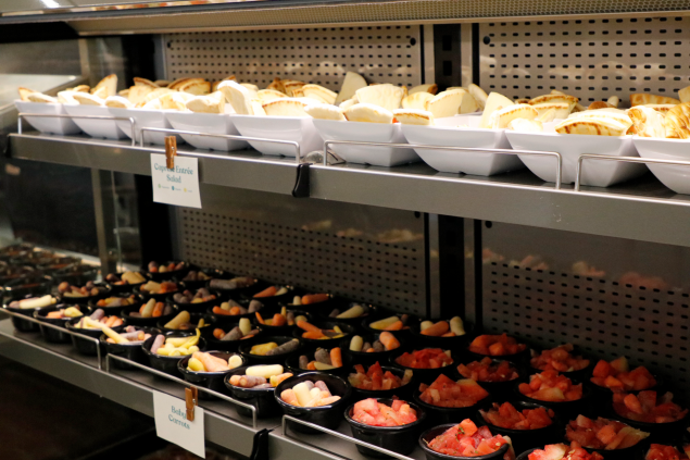 Food items at the McAteer Culinary Center