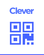 Clever badge, QR code.