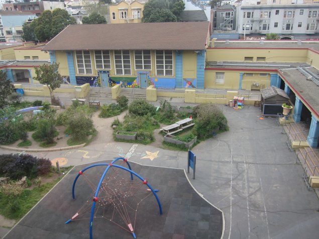 green school yard