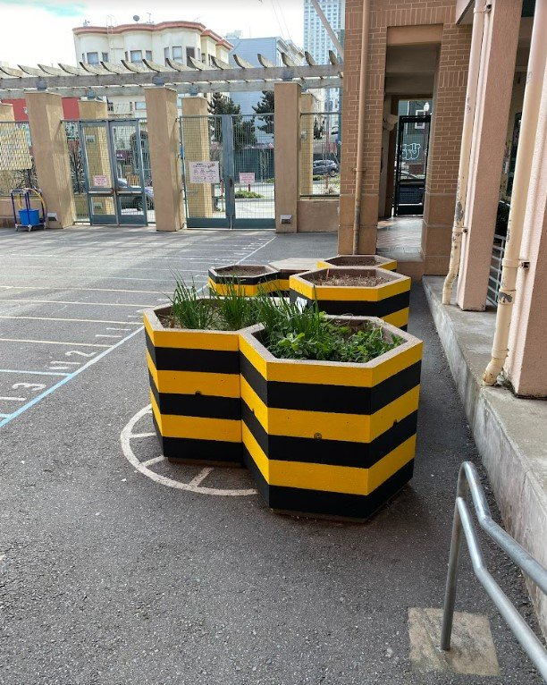 green school yard