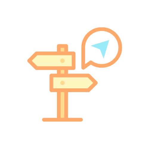 signpost with directional arrows