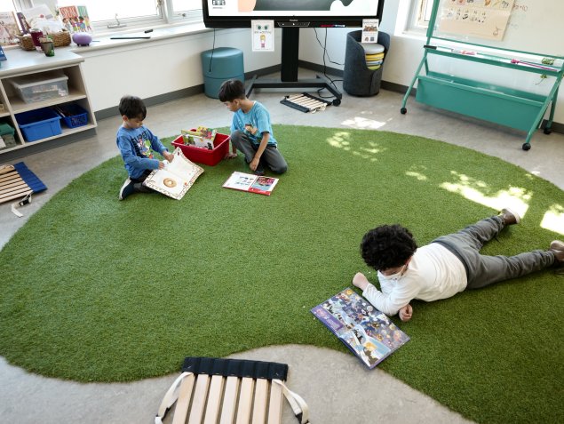 students in classroom