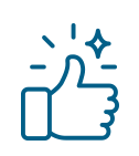 Icon of thumbs up