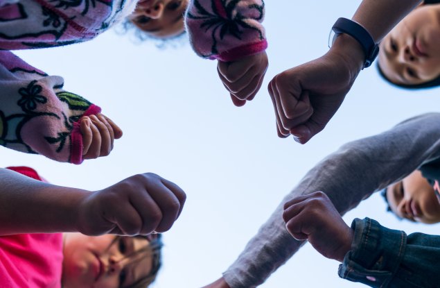student fists