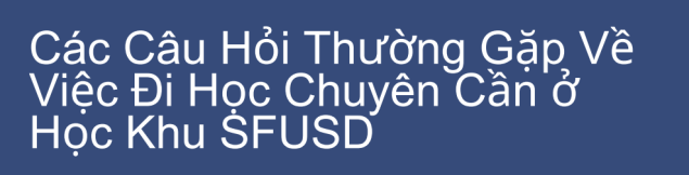 Vietnamese text: Frequently asked questions