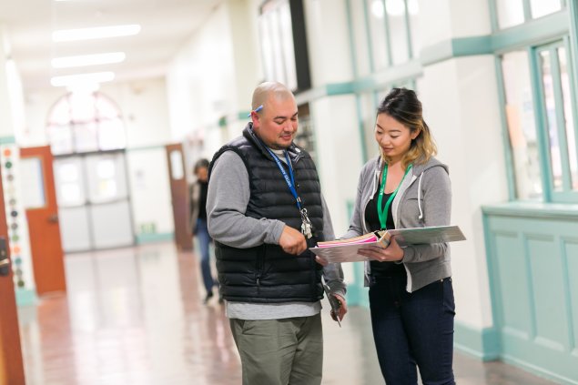 Adults planning for the school year