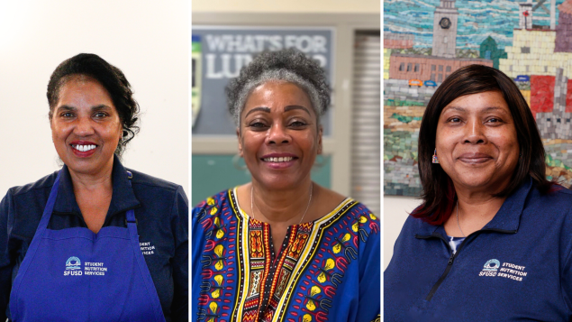 Dining Staff Photo Collage for Black History Month