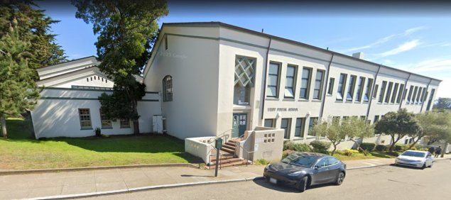 Frontage of West Portal Elementary School