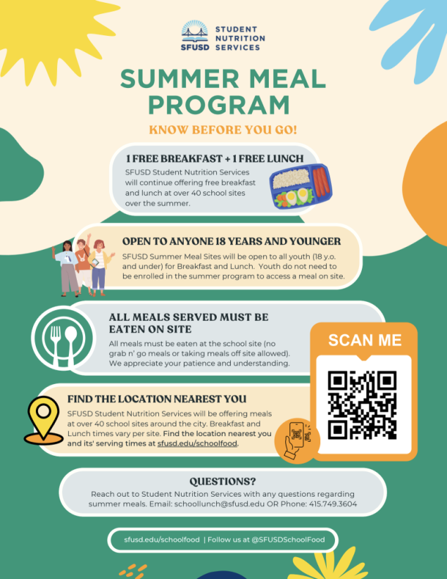 summer meal flyer