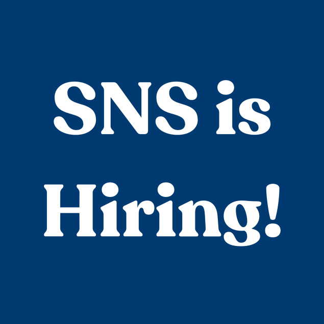 SNS is hiring