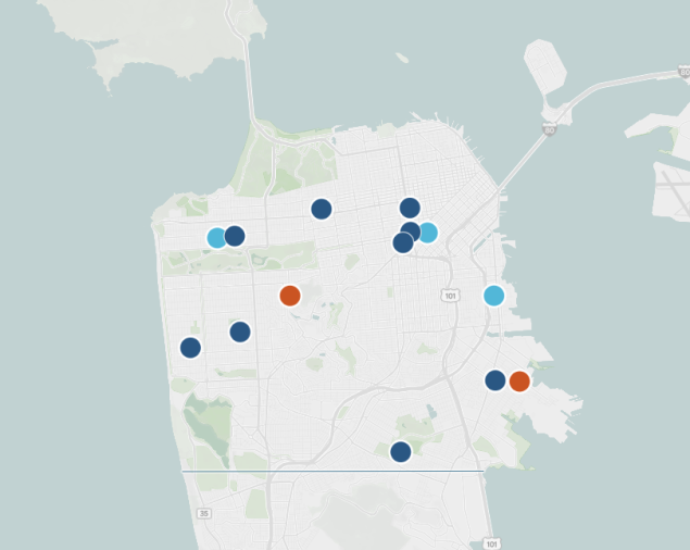 Map of 14 sites included in 2026 Real Estate Portfolio Analysis