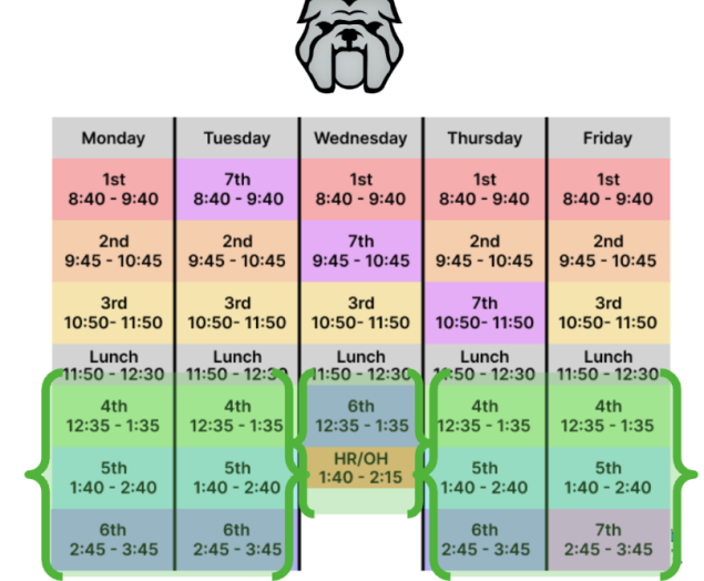 Wallenberg Bell Schedule SY 26-27