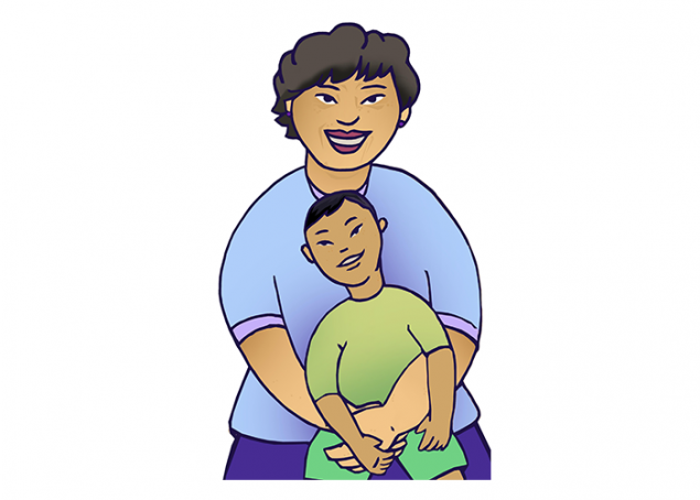 Family with Son