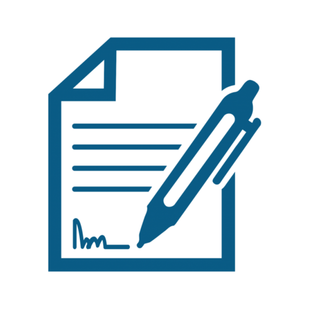 icon of signed form