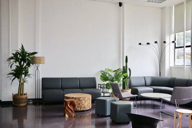 photo of redesigned lounge in classroom