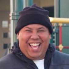 Smiling man with hat
