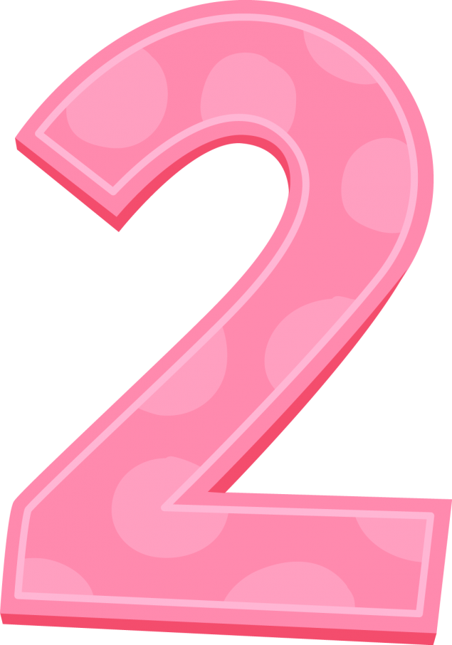 clipart number two