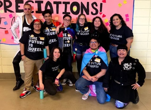 LGBTQ+ student leaders in action