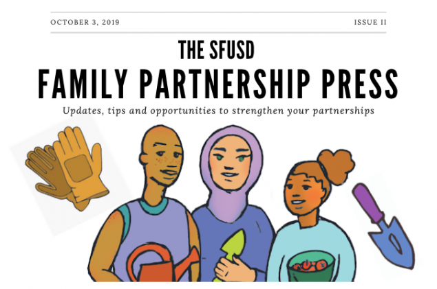 First page of the second issue of the Family Partnership Press