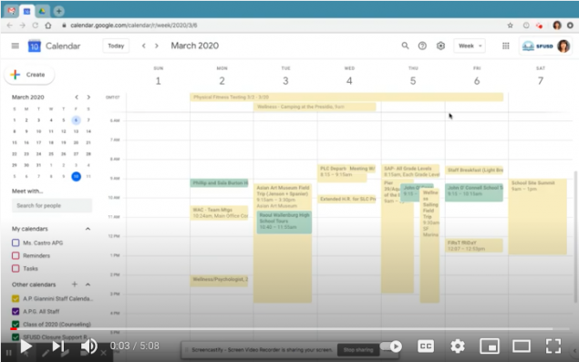 google calendar for students video thumbnail