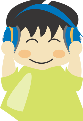 Boy with headphones