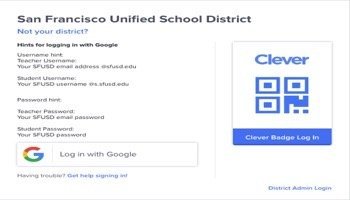 Log into Clever
