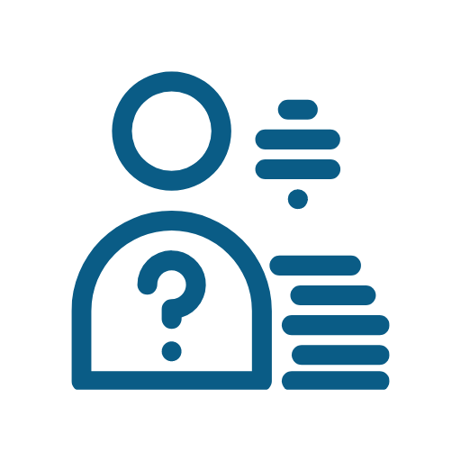 Icon that depicts training or trainer