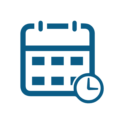 Calendar and a clock
